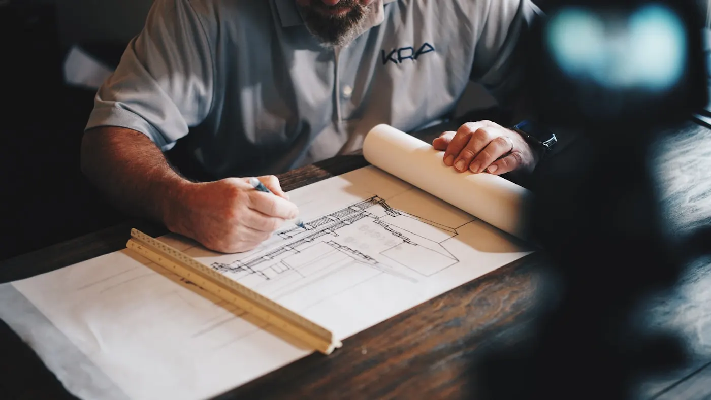 Planung eines Bauprojekts